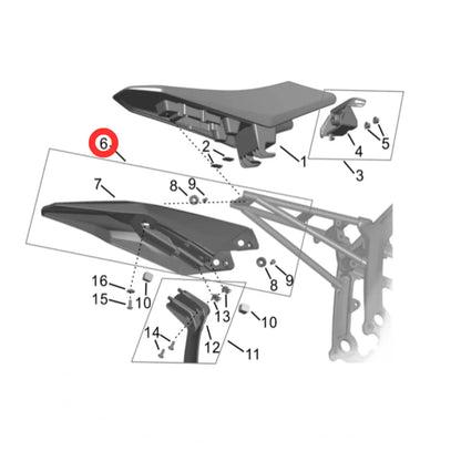 Tapabarro Trasero Cola Hyper Bee